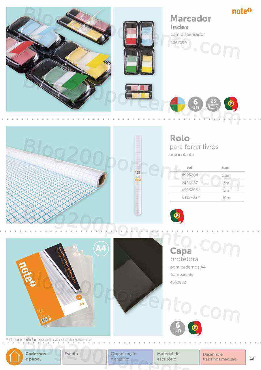 Antevisão Folheto NOTE Regresso às Aulas - Papelaria 2022-2023