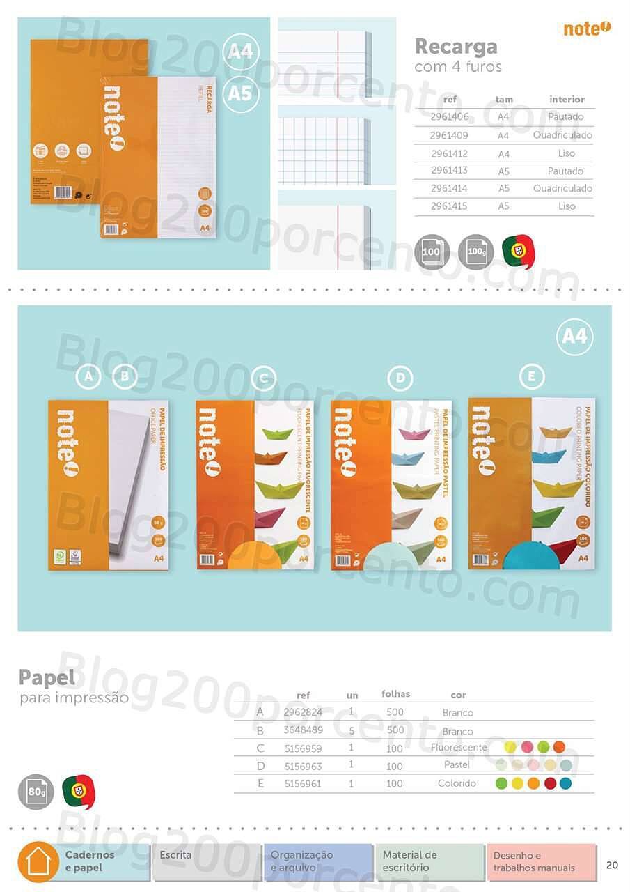 Antevisão Folheto NOTE Regresso às Aulas - Papelaria 2022-2023