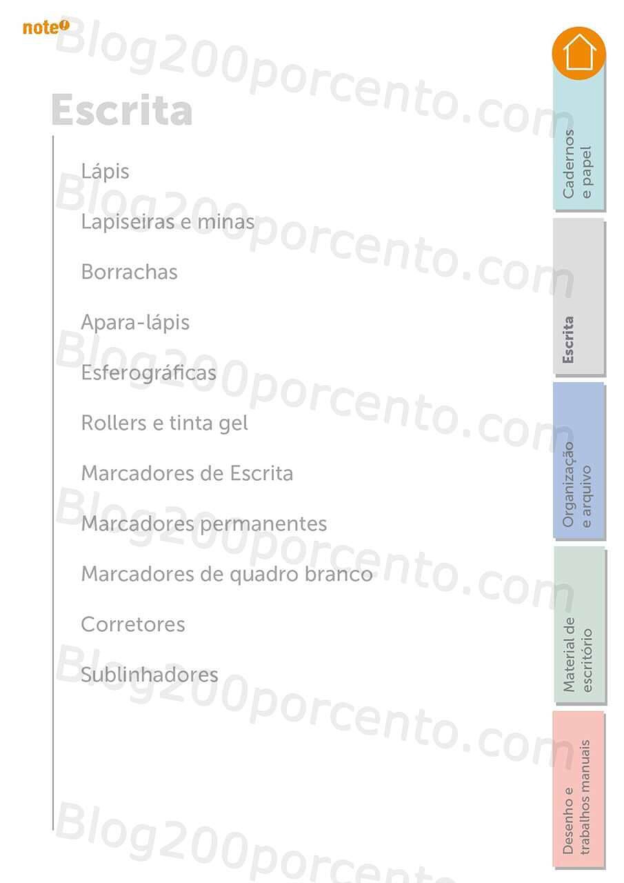 Antevisão Folheto NOTE Regresso às Aulas - Papelaria 2022-2023