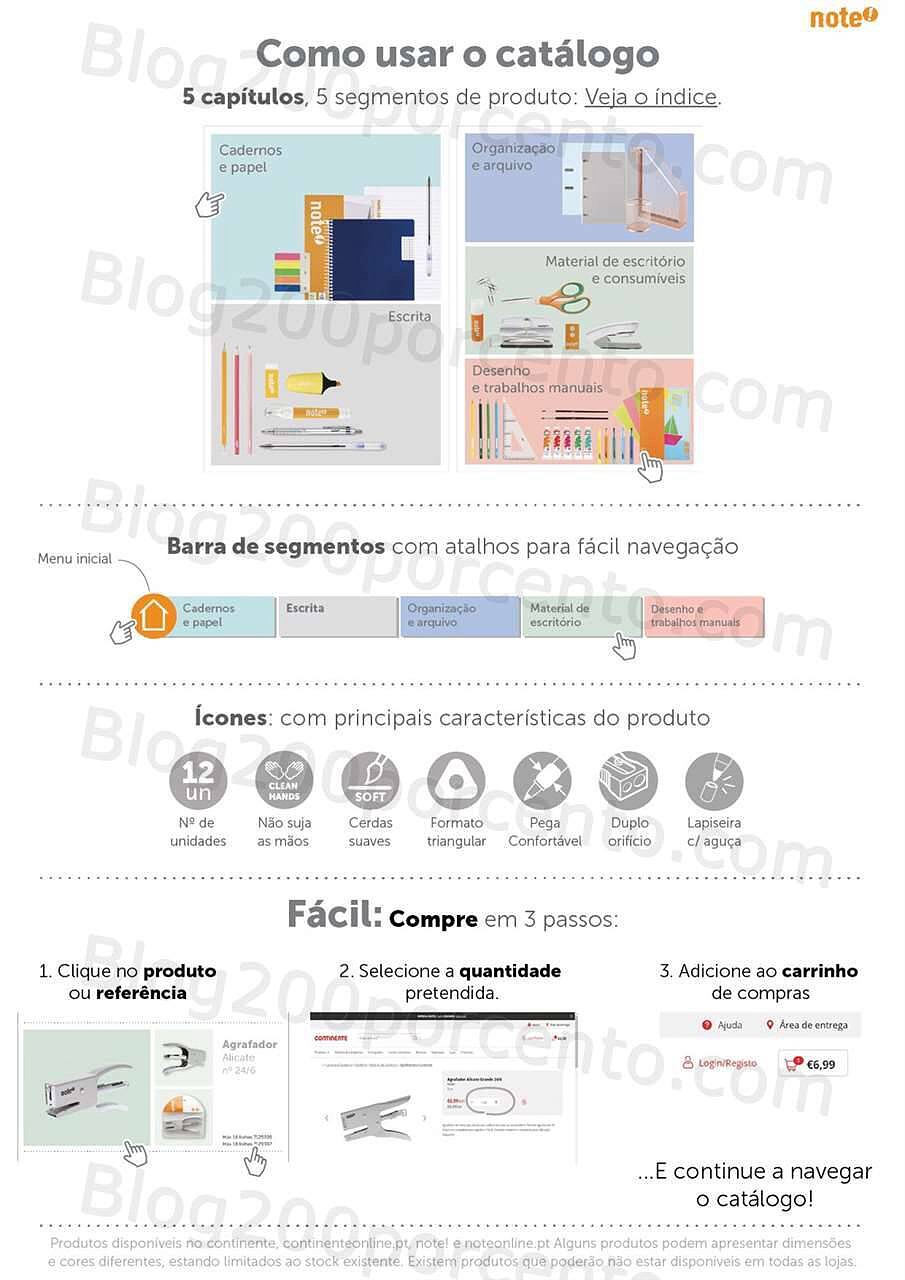 Antevisão Folheto NOTE Regresso às Aulas - Papelaria 2022-2023