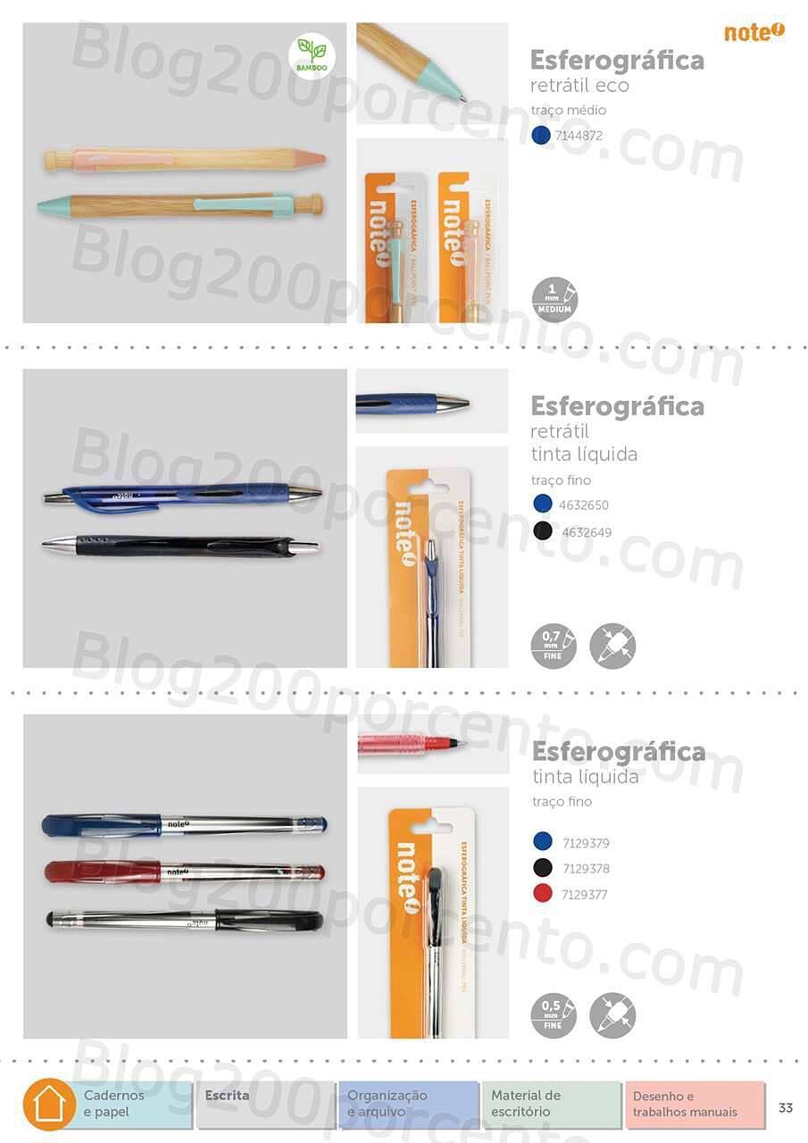 Antevisão Folheto NOTE Regresso às Aulas - Papelaria 2022-2023