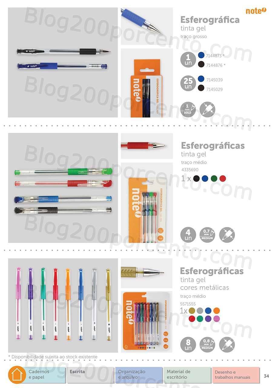 Antevisão Folheto NOTE Regresso às Aulas - Papelaria 2022-2023