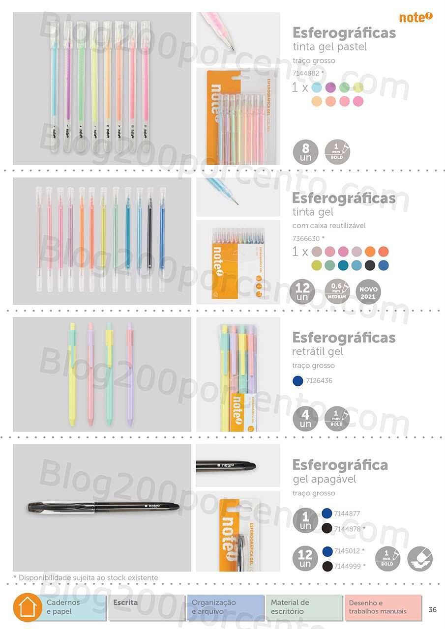 Antevisão Folheto NOTE Regresso às Aulas - Papelaria 2022-2023