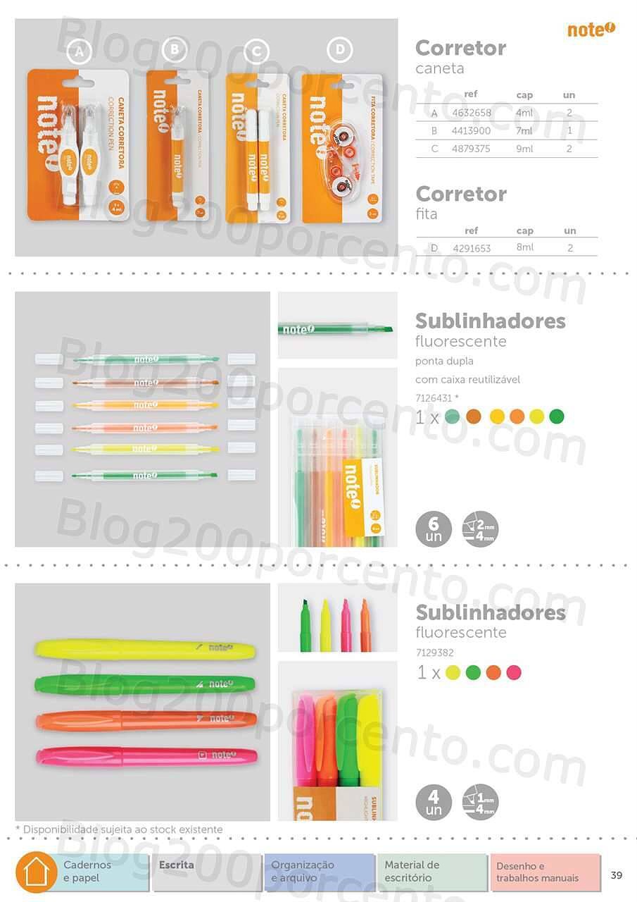 Antevisão Folheto NOTE Regresso às Aulas - Papelaria 2022-2023