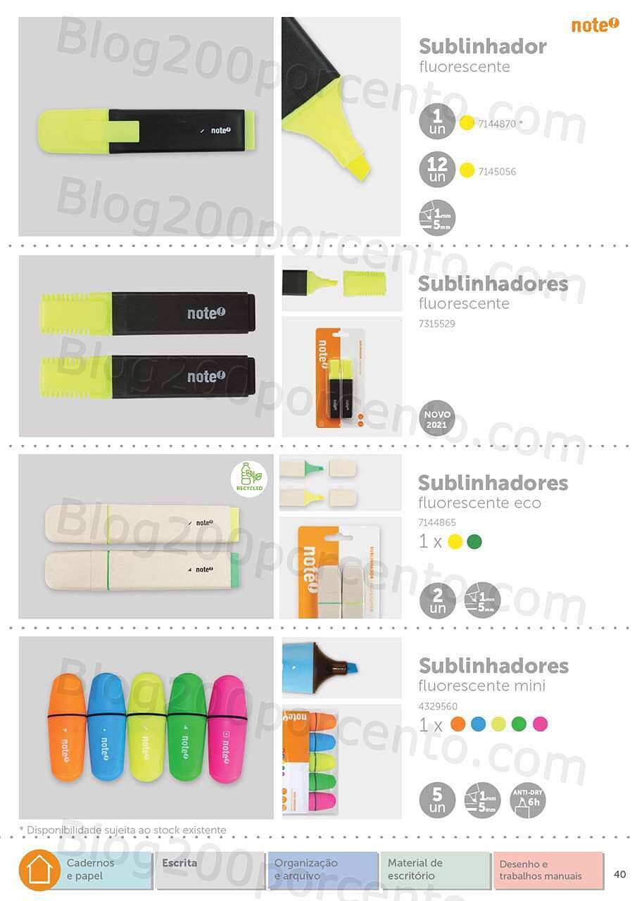 Antevisão Folheto NOTE Regresso às Aulas - Papelaria 2022-2023