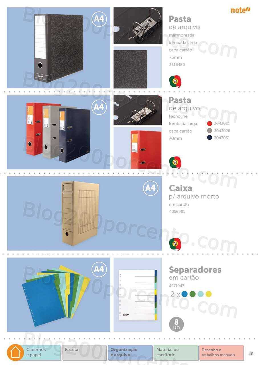 Antevisão Folheto NOTE Regresso às Aulas - Papelaria 2022-2023
