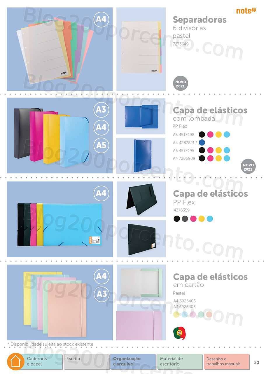 Antevisão Folheto NOTE Regresso às Aulas - Papelaria 2022-2023