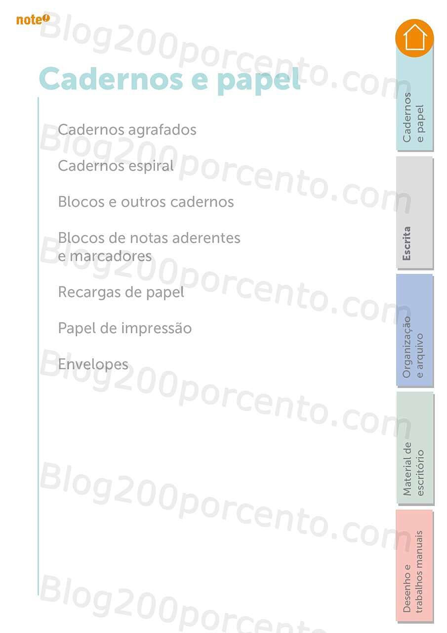 Antevisão Folheto NOTE Regresso às Aulas - Papelaria 2022-2023