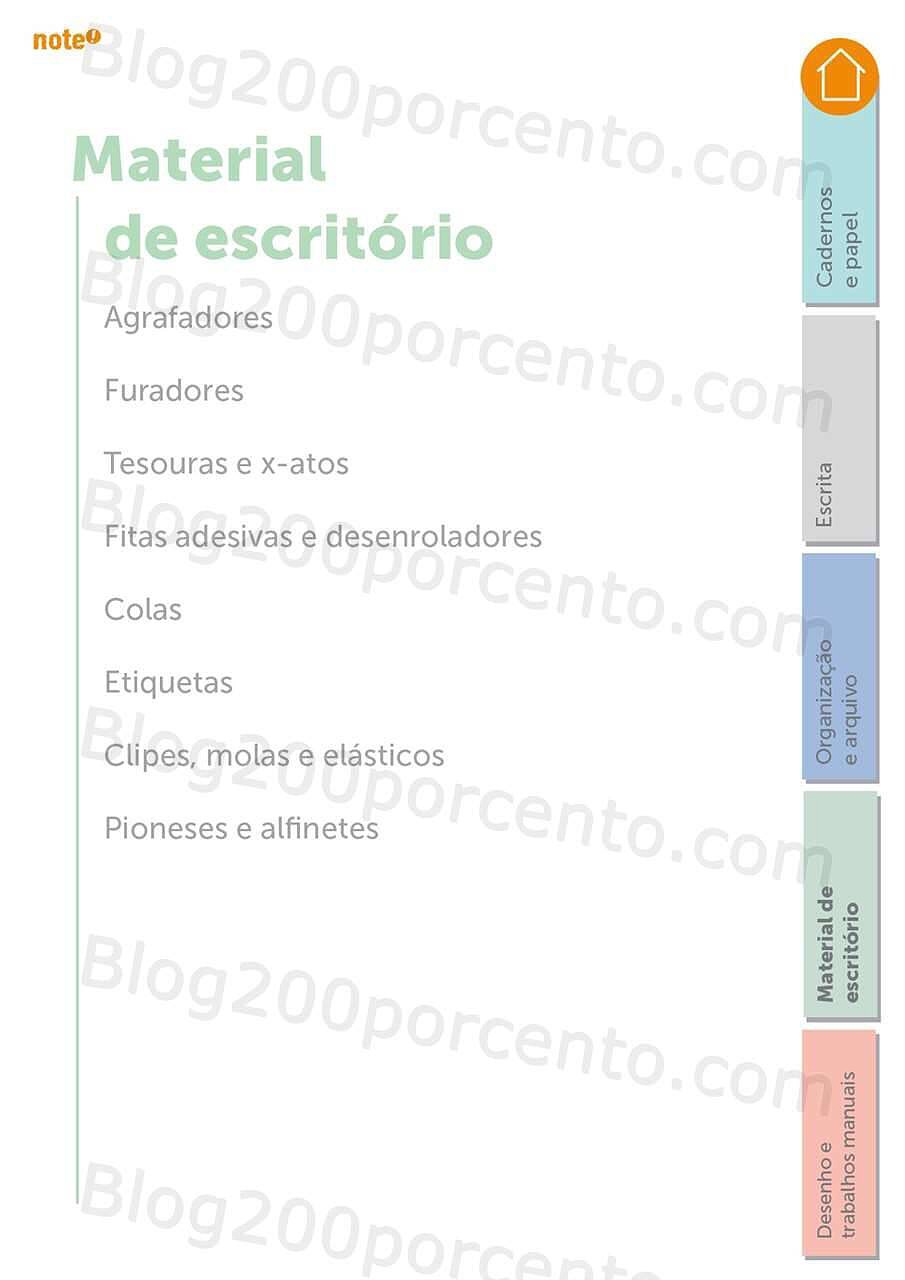 Antevisão Folheto NOTE Regresso às Aulas - Papelaria 2022-2023