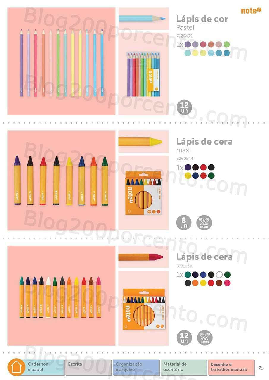 Antevisão Folheto NOTE Regresso às Aulas - Papelaria 2022-2023