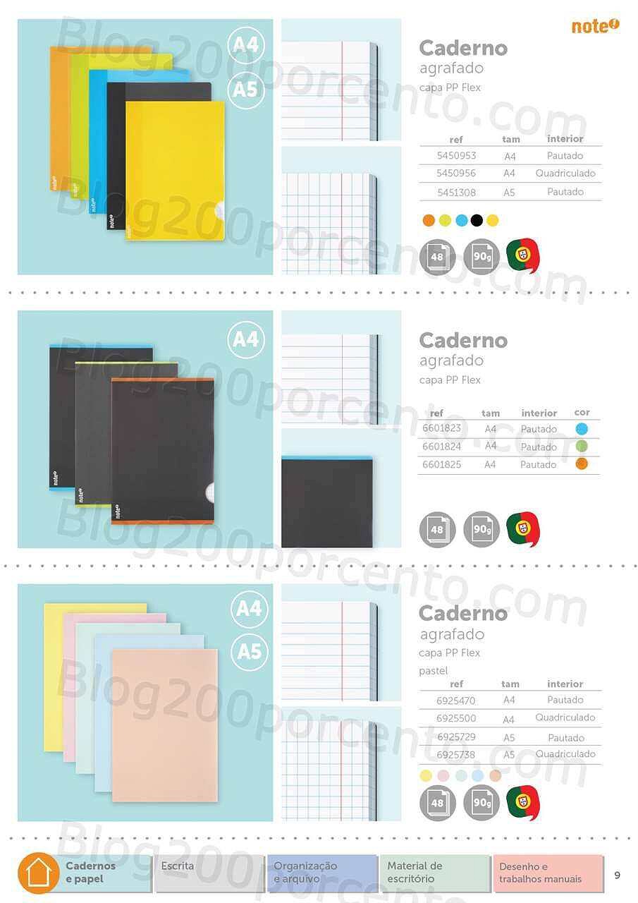 Antevisão Folheto NOTE Regresso às Aulas - Papelaria 2022-2023