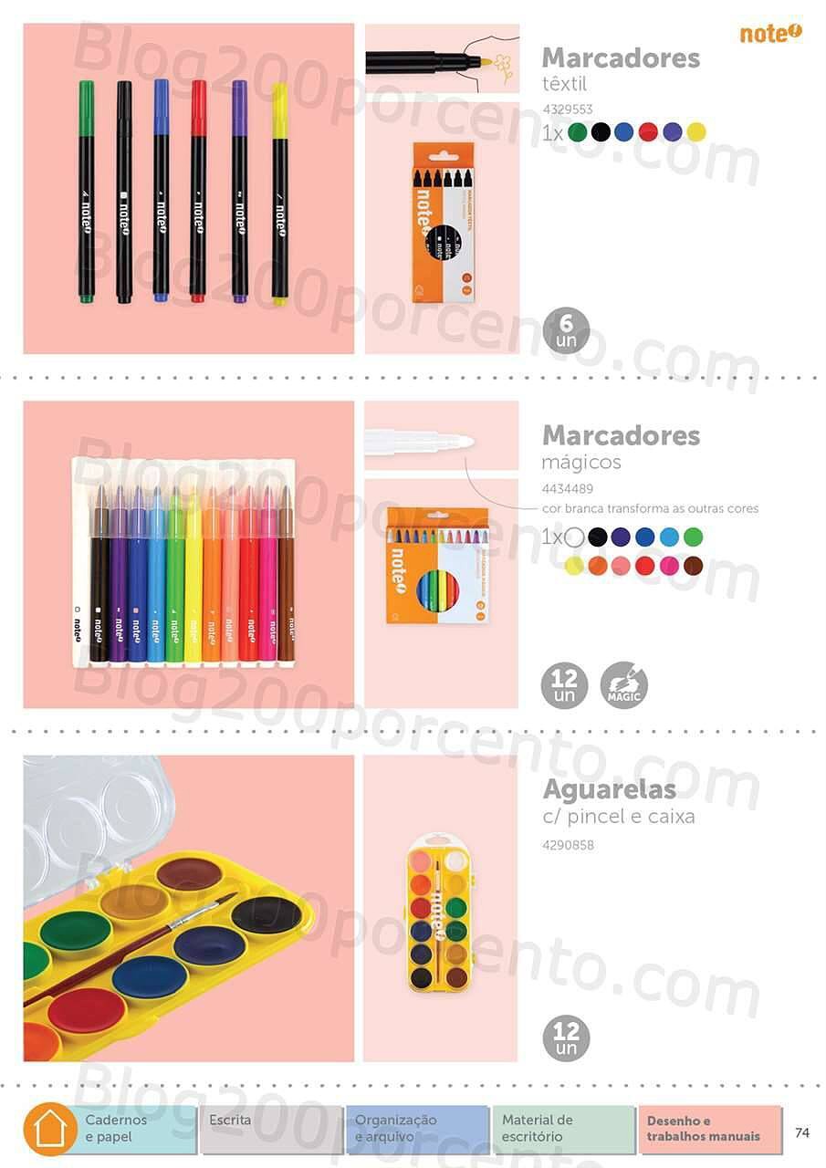 Antevisão Folheto NOTE Regresso às Aulas - Papelaria 2022-2023
