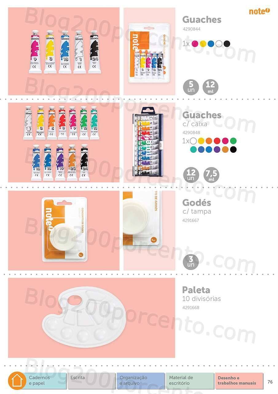 Antevisão Folheto NOTE Regresso às Aulas - Papelaria 2022-2023