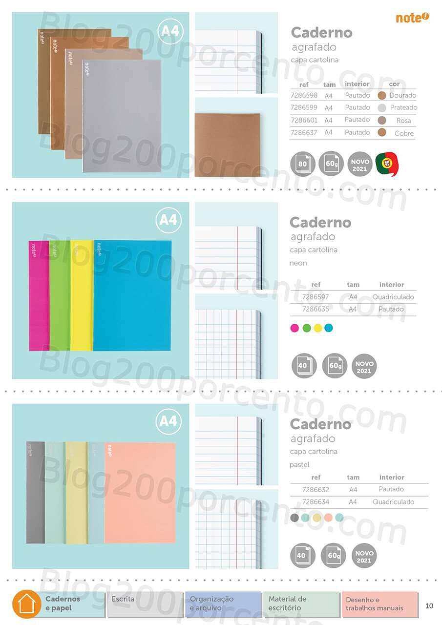 Antevisão Folheto NOTE Regresso às Aulas - Papelaria 2022-2023