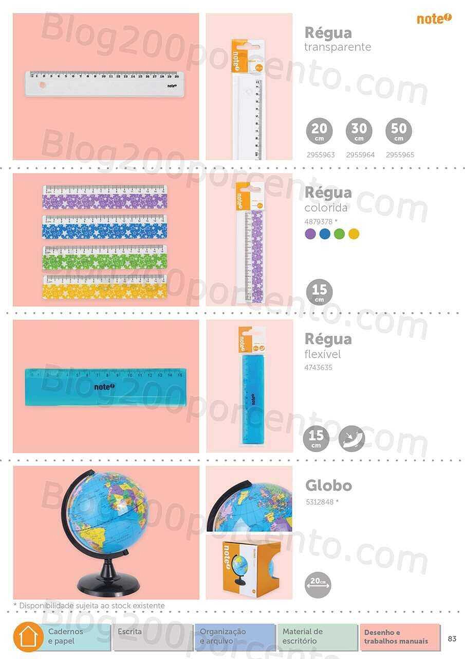 Antevisão Folheto NOTE Regresso às Aulas - Papelaria 2022-2023