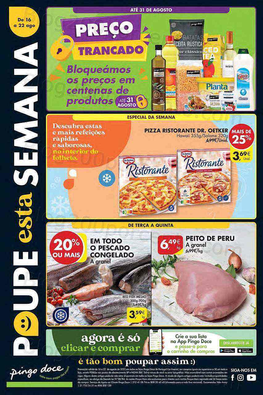 Antevisão Folheto PINGO DOCE Lojas Pequenas Promoções de 16 agosto a 22 agosto