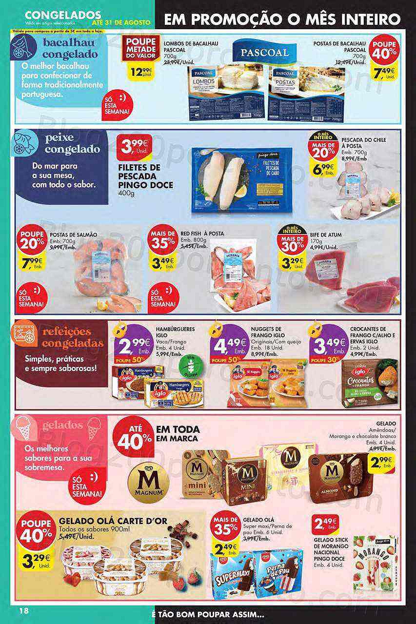 Antevisão Folheto PINGO DOCE Lojas Pequenas Promoções de 16 agosto a 22 agosto