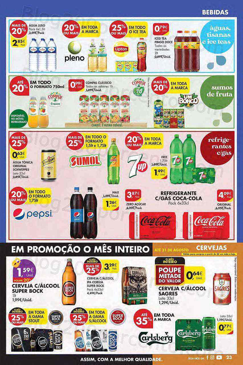 Antevisão Folheto PINGO DOCE Lojas Pequenas Promoções de 16 agosto a 22 agosto