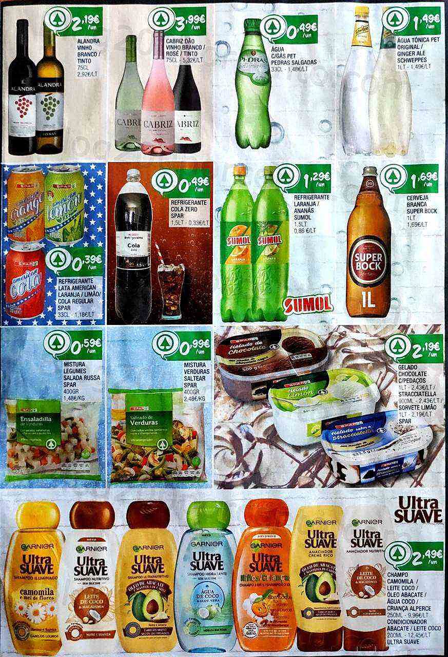 Antevisão Folheto SPAR Promoções de 9 agosto a 21 agosto
