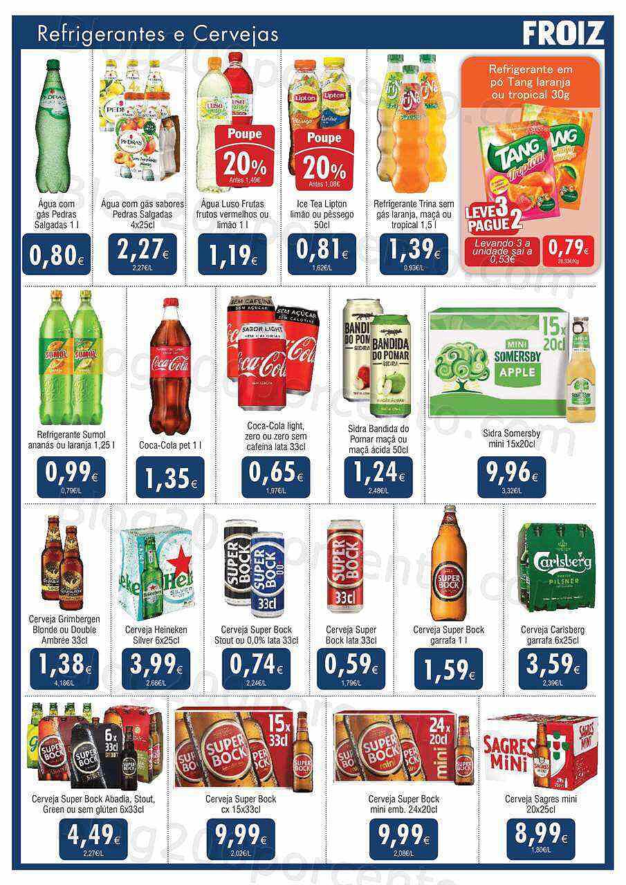 Antevisão Folheto FROIZ Promoções de 25 agosto a 14 setembro