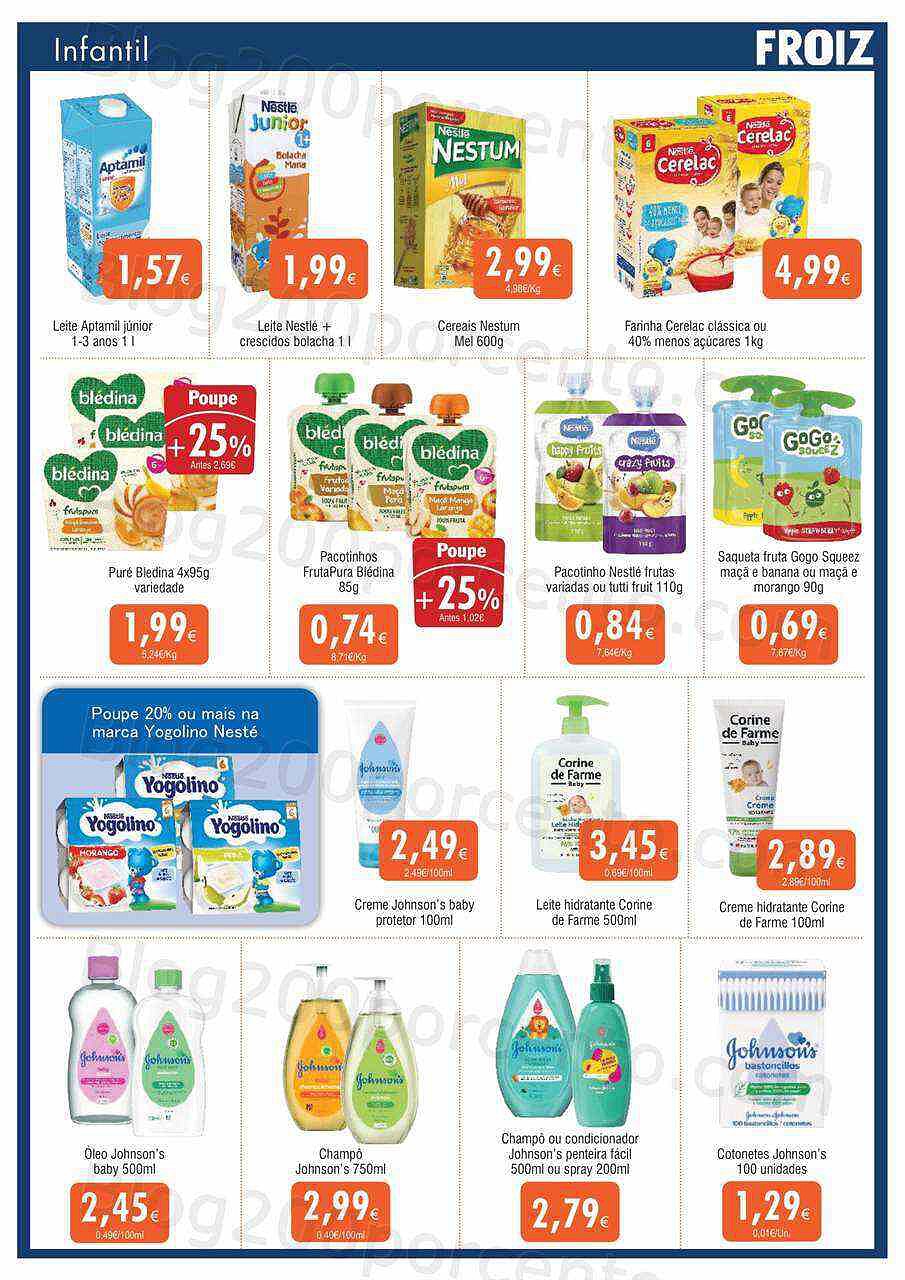 Antevisão Folheto FROIZ Promoções de 25 agosto a 14 setembro