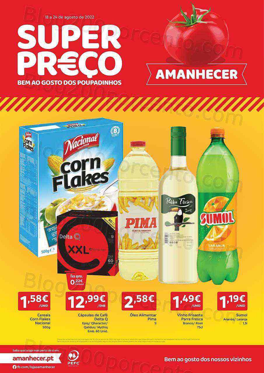 Antevisão Folheto AMANHECER Promoções de 18 a 24 agosto