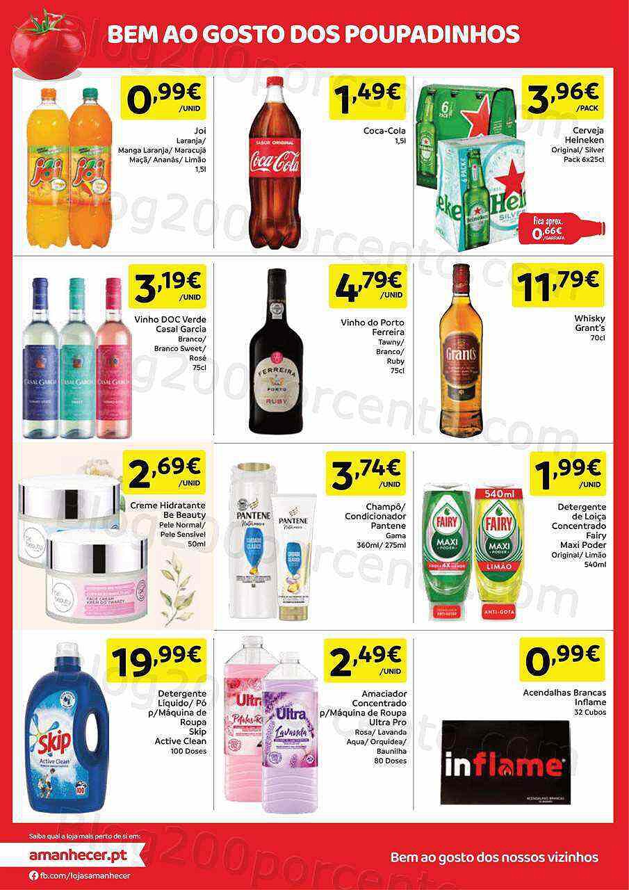 Antevisão Folheto AMANHECER Promoções de 18 a 24 agosto