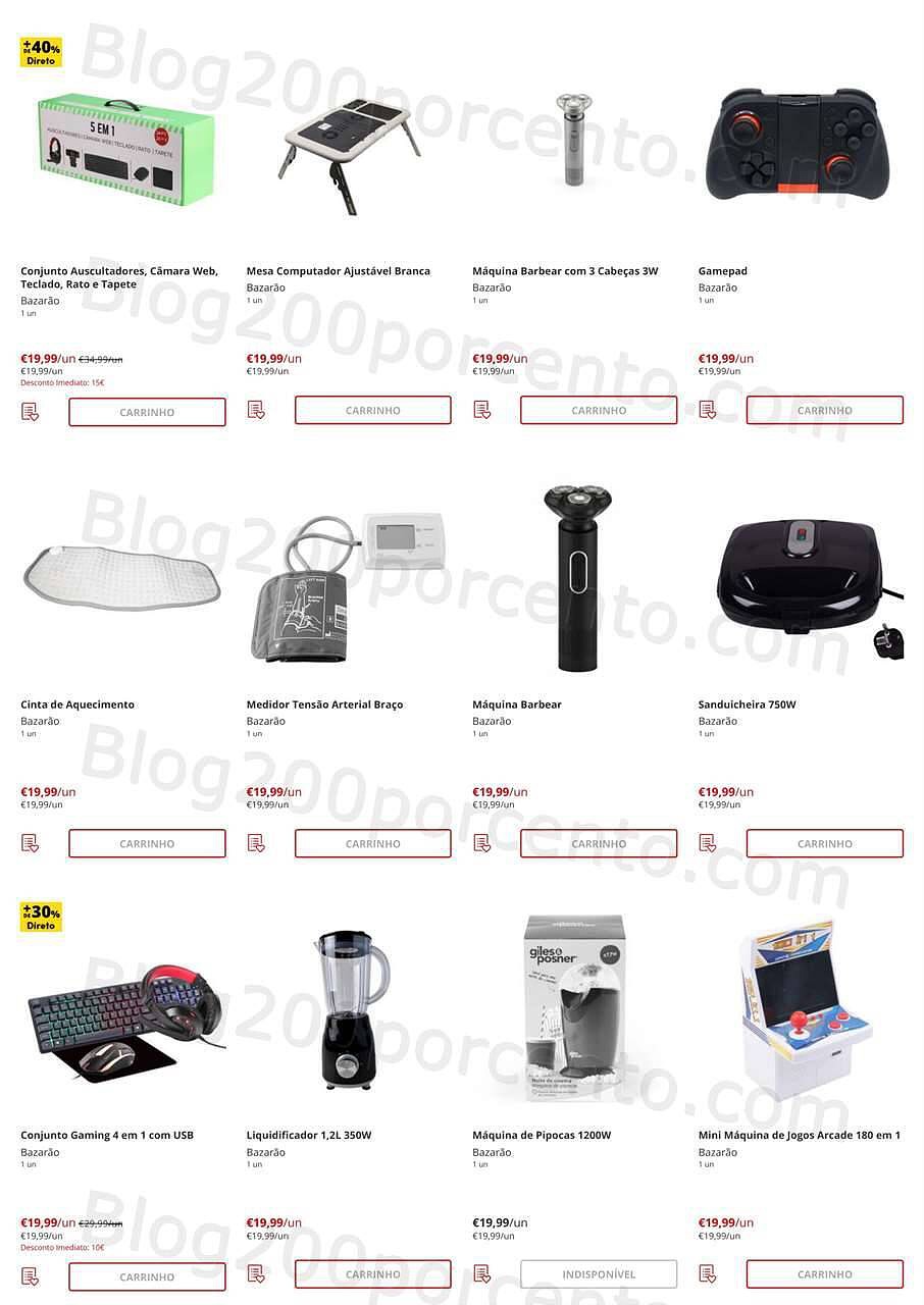 Antevisão Folheto CONTINENTE Bazarão Promoções de 23 a 29 agosto