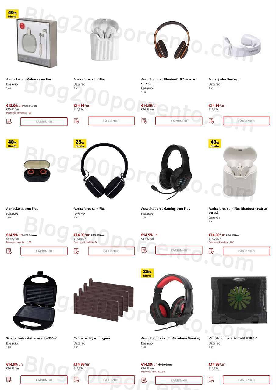 Antevisão Folheto CONTINENTE Bazarão Promoções de 23 a 29 agosto