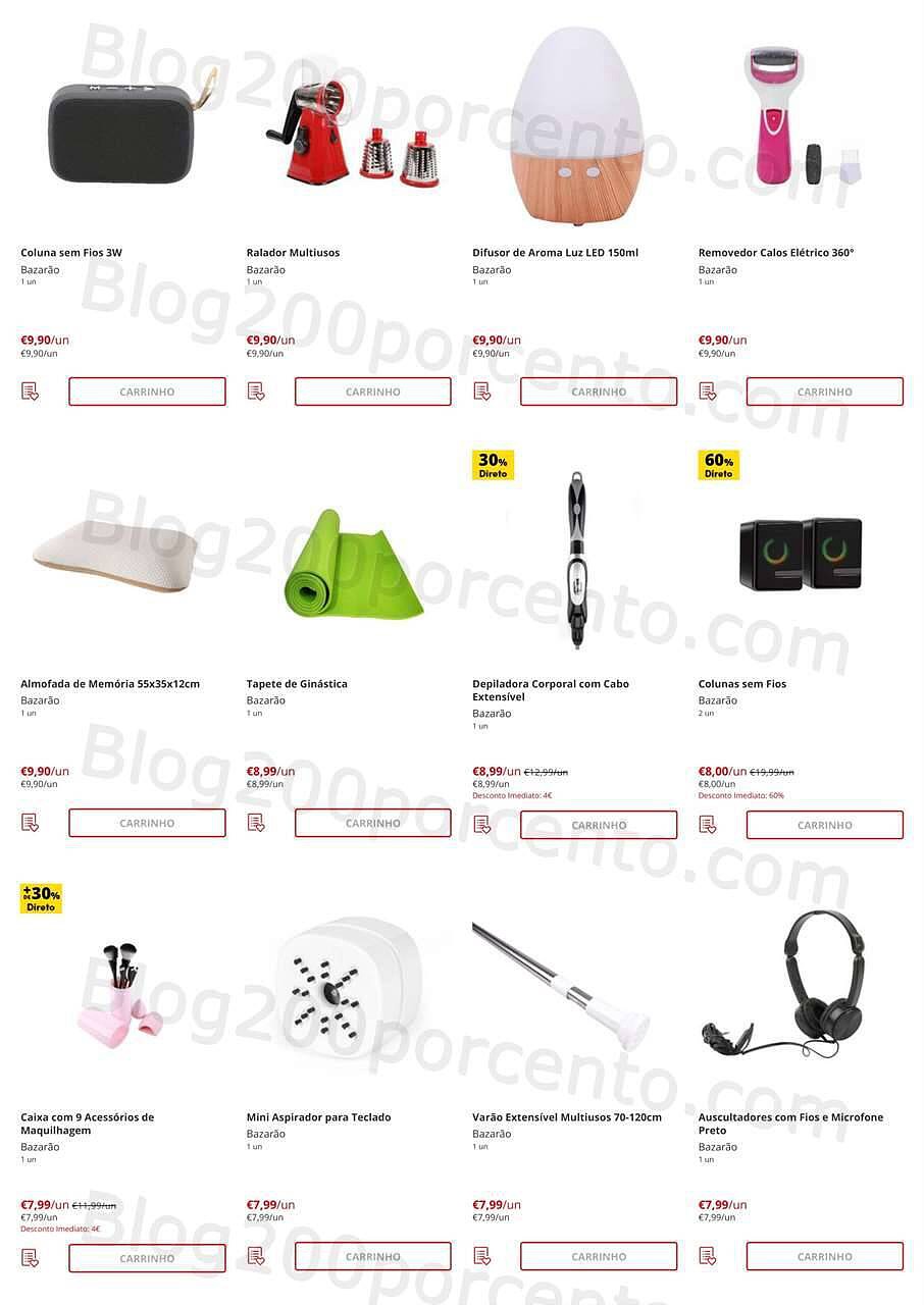 Antevisão Folheto CONTINENTE Bazarão Promoções de 23 a 29 agosto