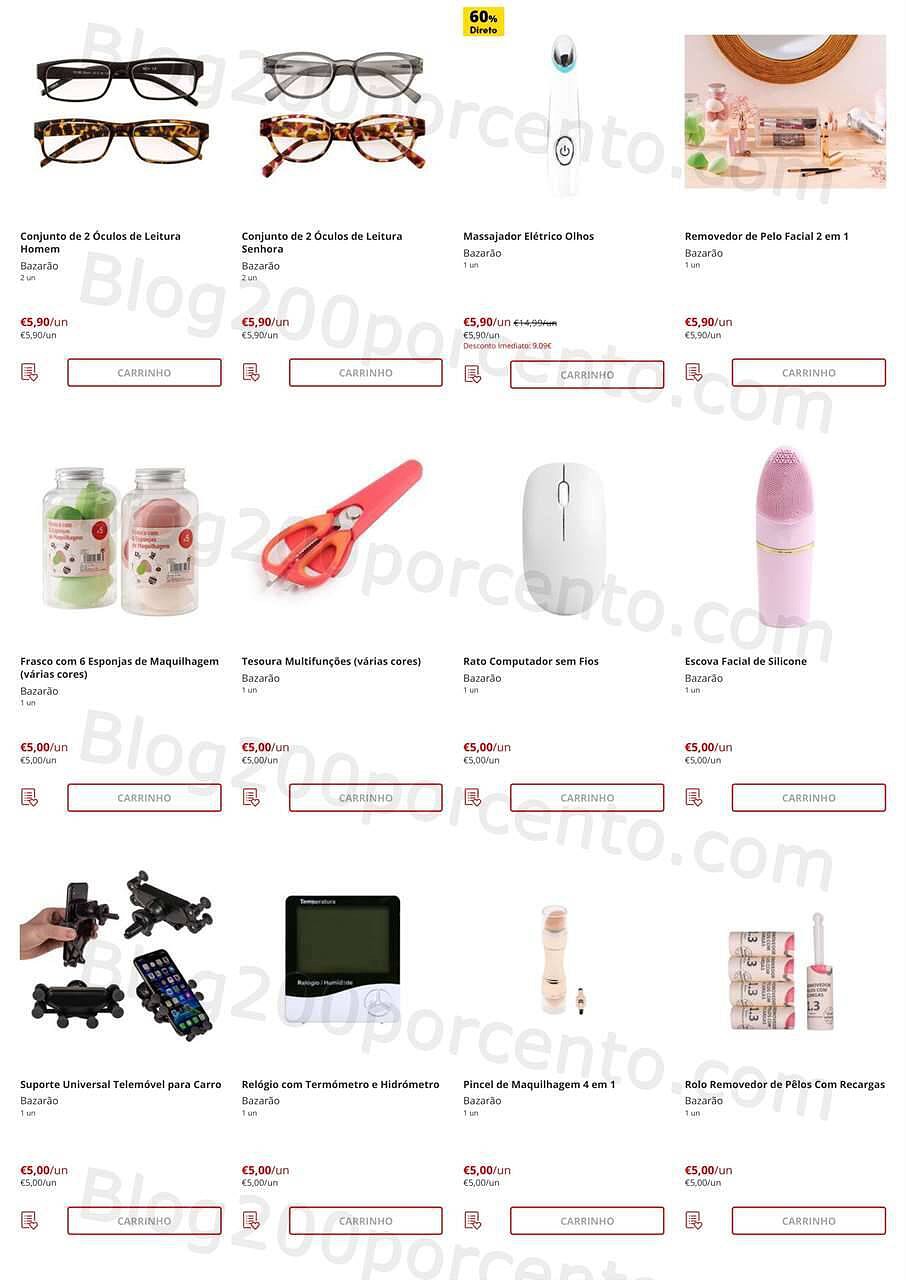 Antevisão Folheto CONTINENTE Bazarão Promoções de 23 a 29 agosto