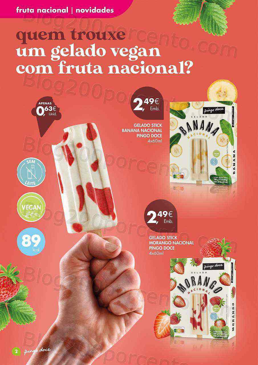 Antevisão Folheto PINGO DOCE Especial Gelados Verão