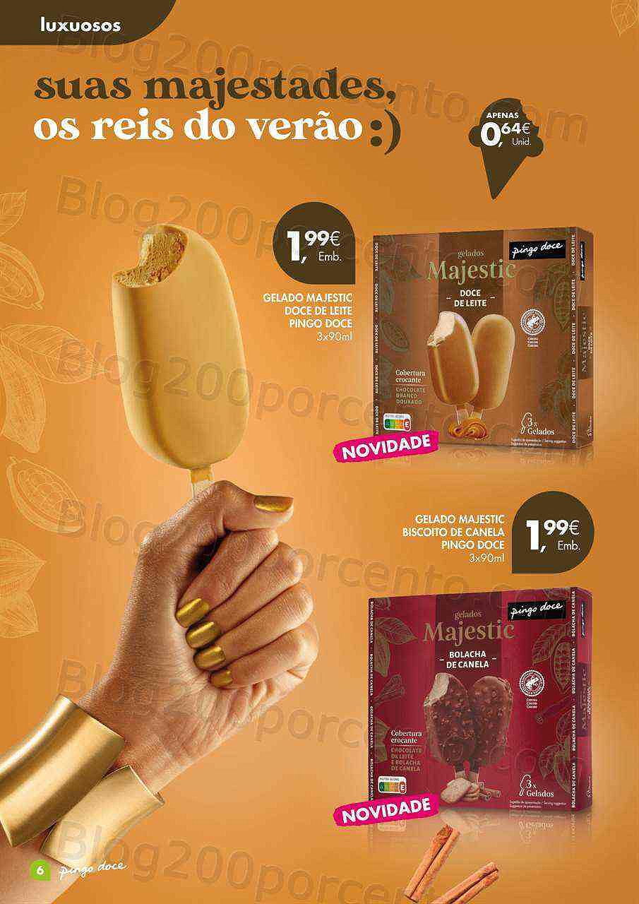 Antevisão Folheto PINGO DOCE Especial Gelados Verão
