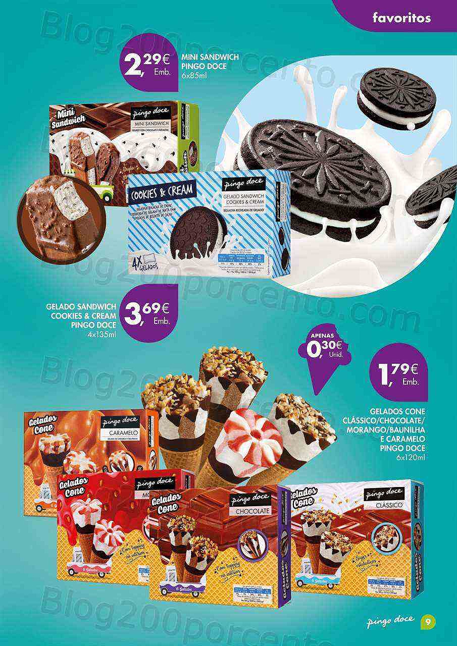 Antevisão Folheto PINGO DOCE Especial Gelados Verão