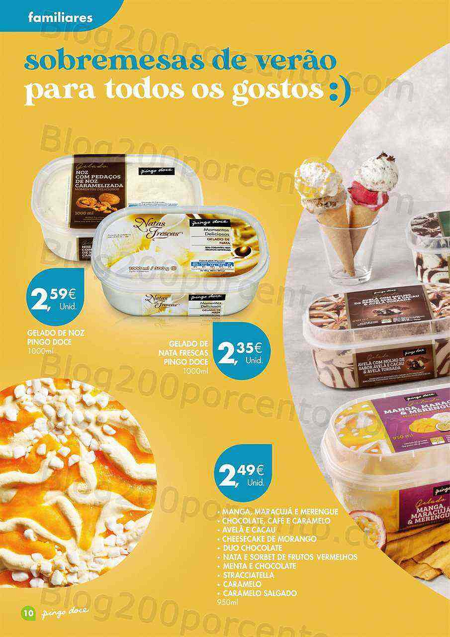Antevisão Folheto PINGO DOCE Especial Gelados Verão
