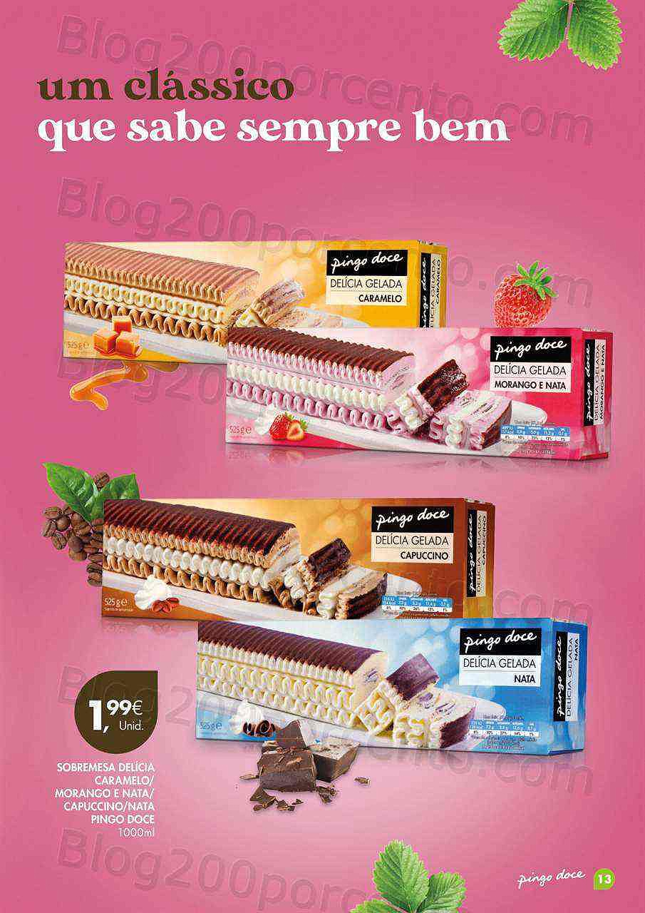 Antevisão Folheto PINGO DOCE Especial Gelados Verão