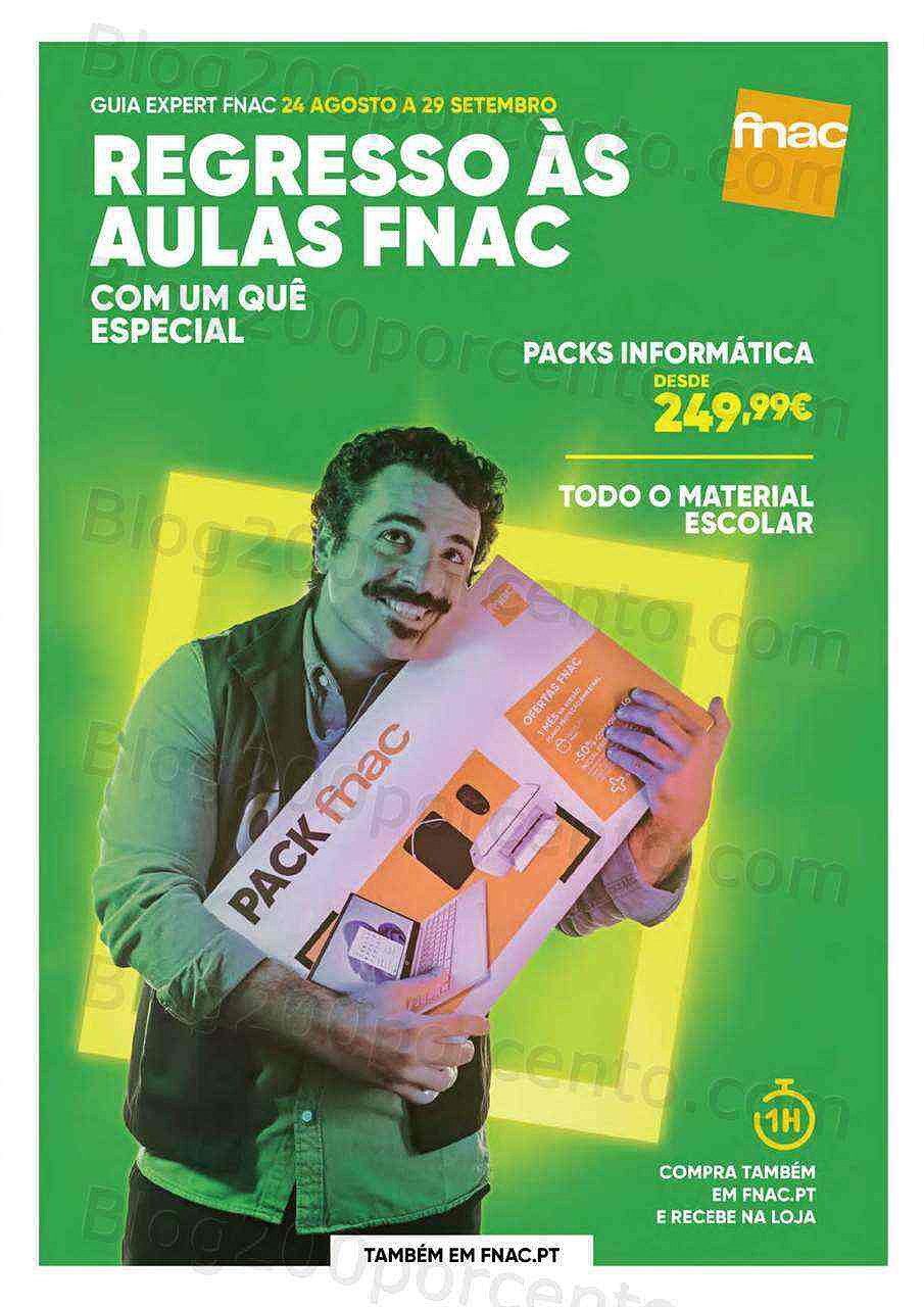 Antevisão Folheto FNAC Regresso às Aulas Promoções de 24 agosto a 29 setembro
