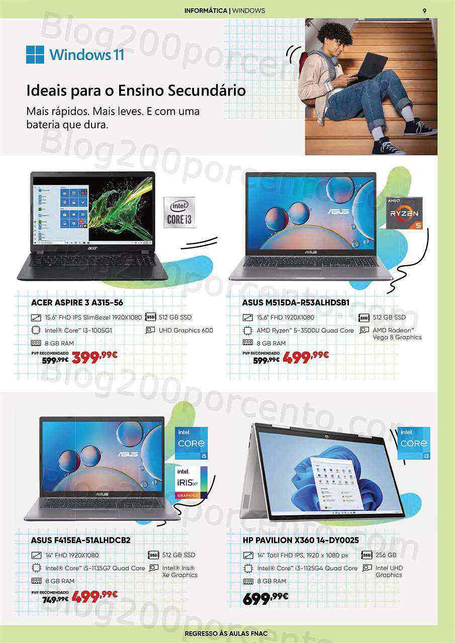 Antevisão Folheto FNAC Regresso às Aulas Promoções de 24 agosto a 29 setembro