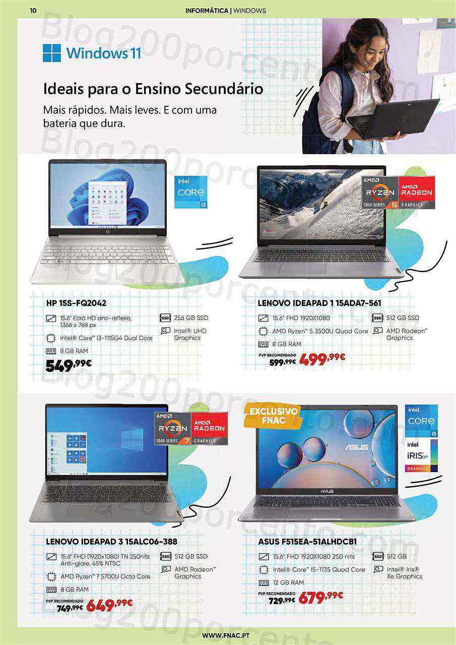 Antevisão Folheto FNAC Regresso às Aulas Promoções de 24 agosto a 29 setembro