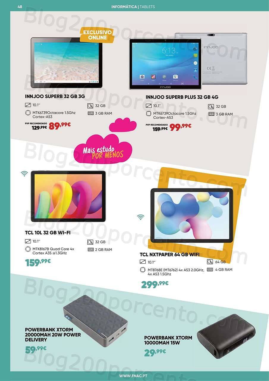 Antevisão Folheto FNAC Regresso às Aulas Promoções de 24 agosto a 29 setembro