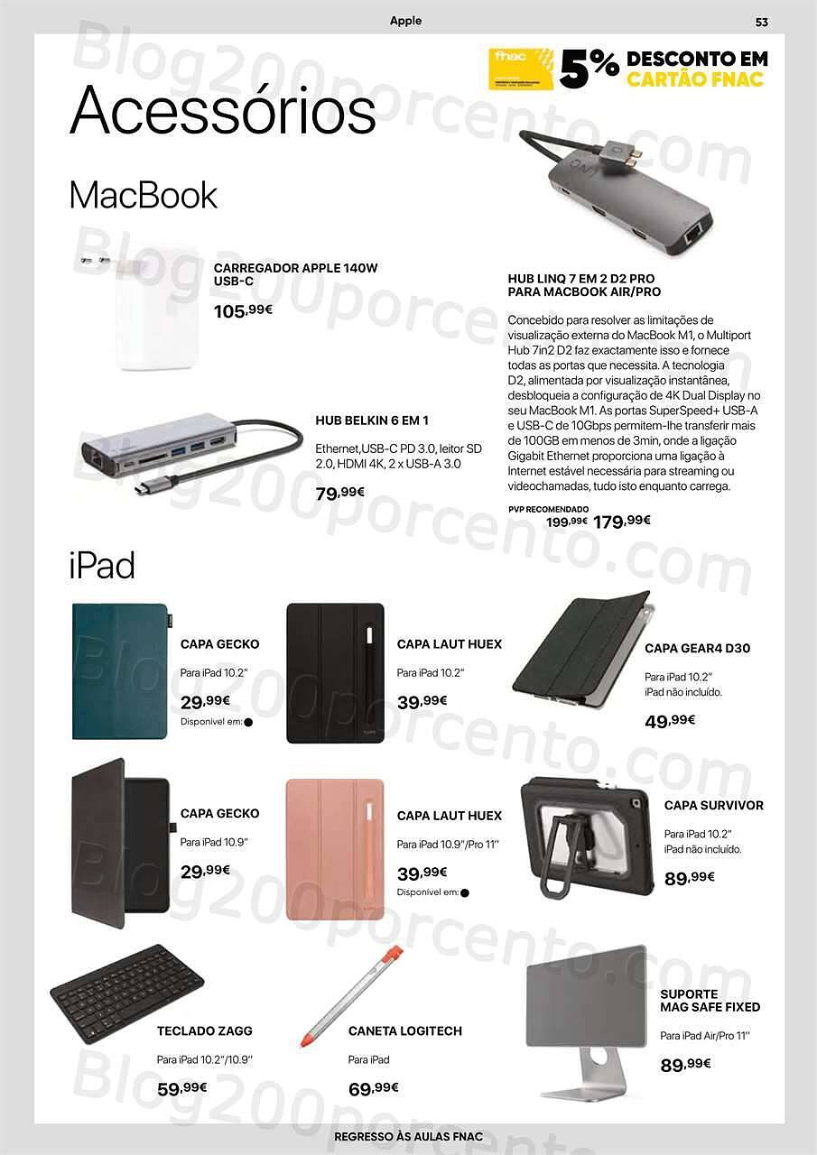 Antevisão Folheto FNAC Regresso às Aulas Promoções de 24 agosto a 29 setembro