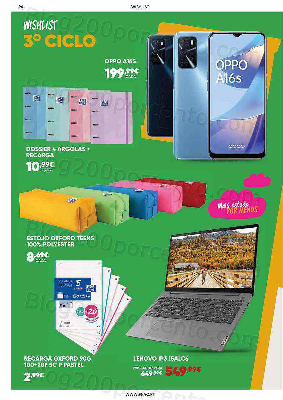 Antevisão Folheto FNAC Regresso às Aulas Promoções de 24 agosto a 29 setembro