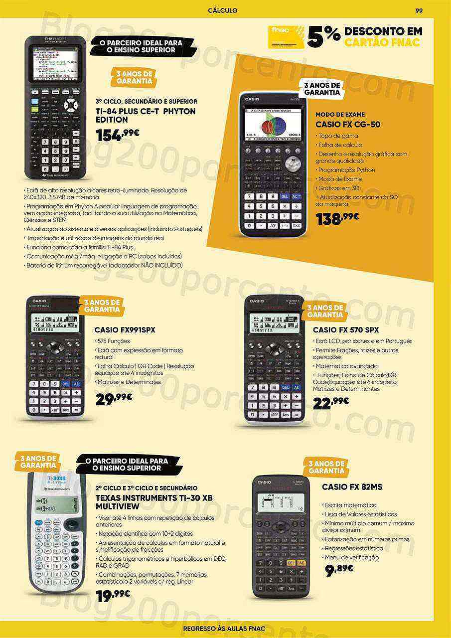 Antevisão Folheto FNAC Regresso às Aulas Promoções de 24 agosto a 29 setembro