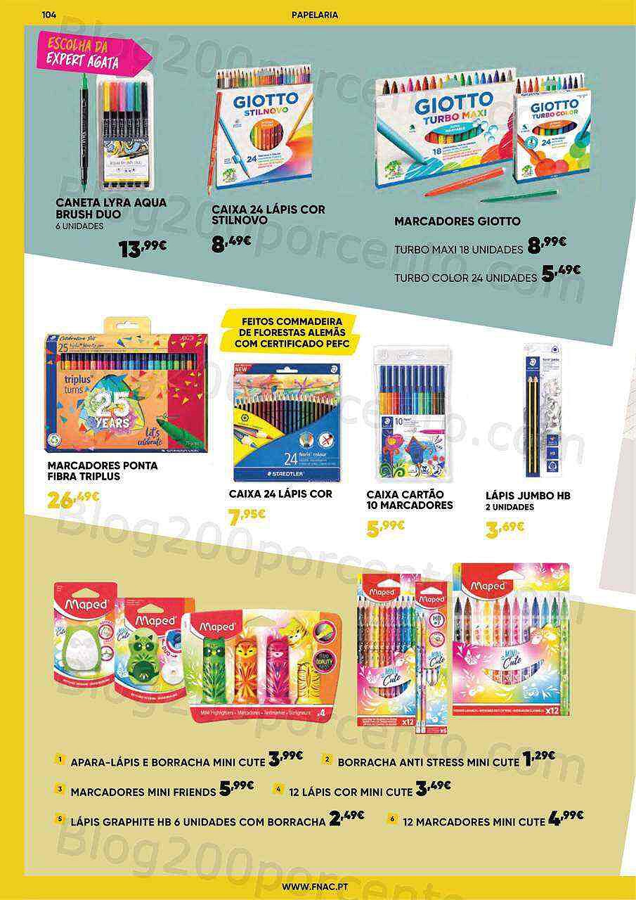 Antevisão Folheto FNAC Regresso às Aulas Promoções de 24 agosto a 29 setembro