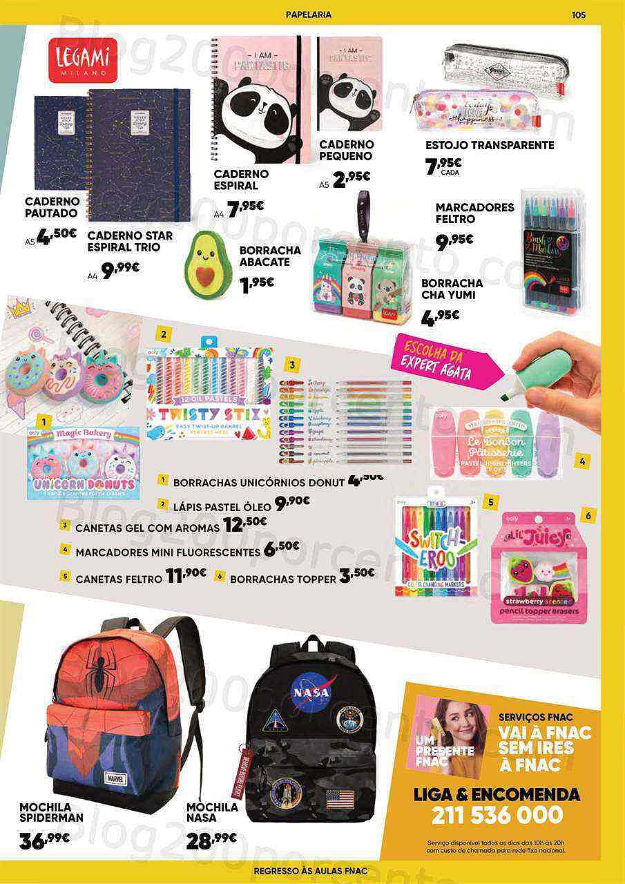 Antevisão Folheto FNAC Regresso às Aulas Promoções de 24 agosto a 29 setembro