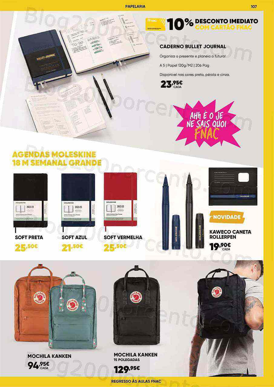 Antevisão Folheto FNAC Regresso às Aulas Promoções de 24 agosto a 29 setembro