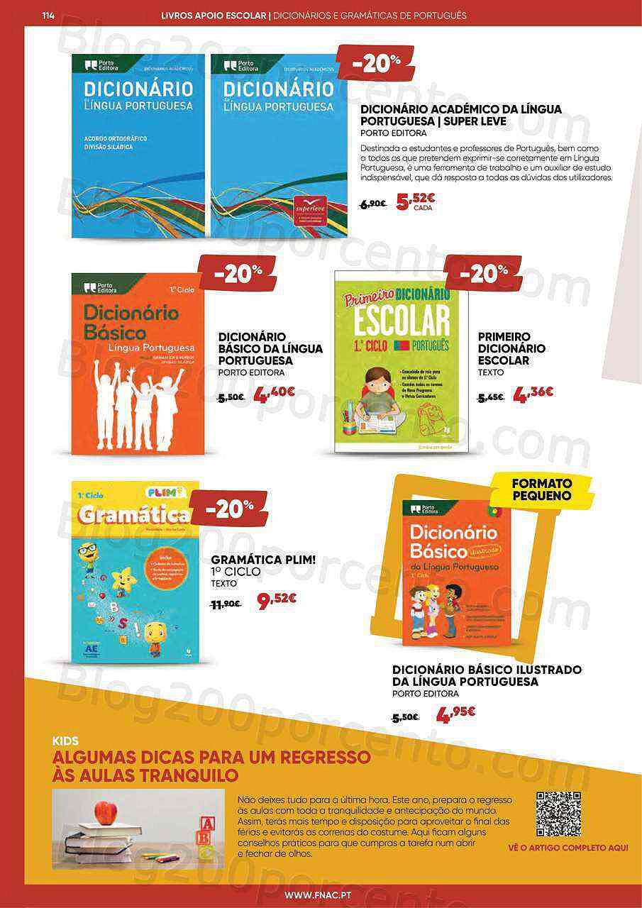 Antevisão Folheto FNAC Regresso às Aulas Promoções de 24 agosto a 29 setembro
