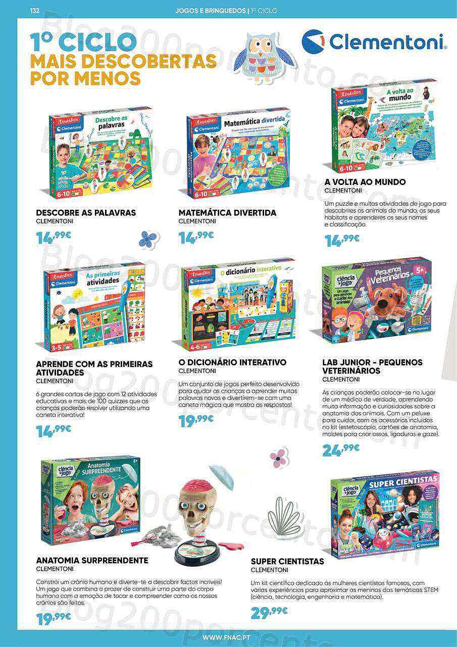 Antevisão Folheto FNAC Regresso às Aulas Promoções de 24 agosto a 29 setembro