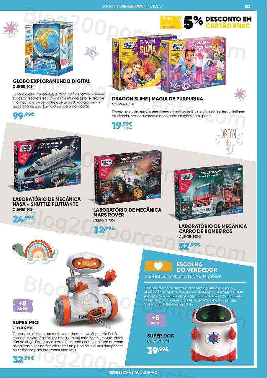 Antevisão Folheto FNAC Regresso às Aulas Promoções de 24 agosto a 29 setembro