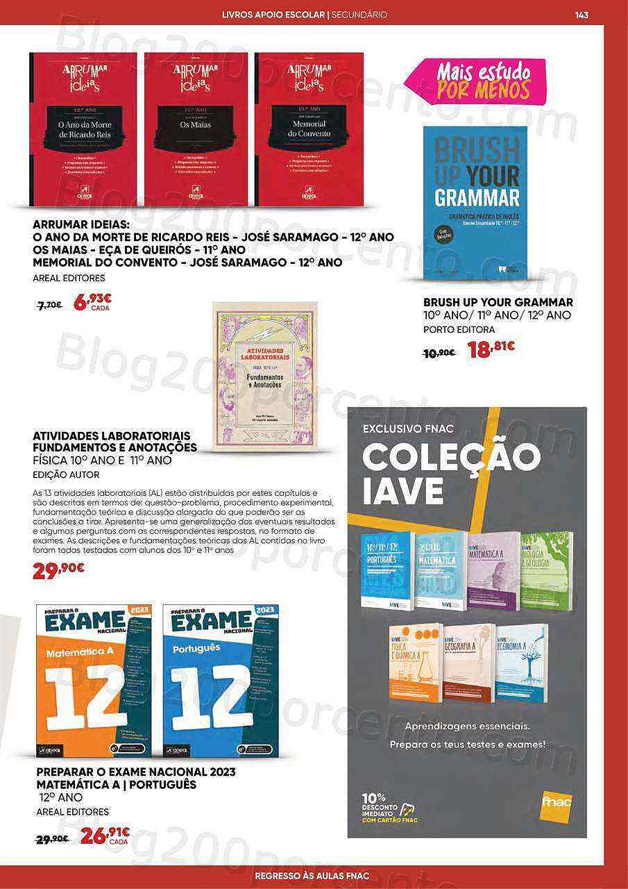 Antevisão Folheto FNAC Regresso às Aulas Promoções de 24 agosto a 29 setembro